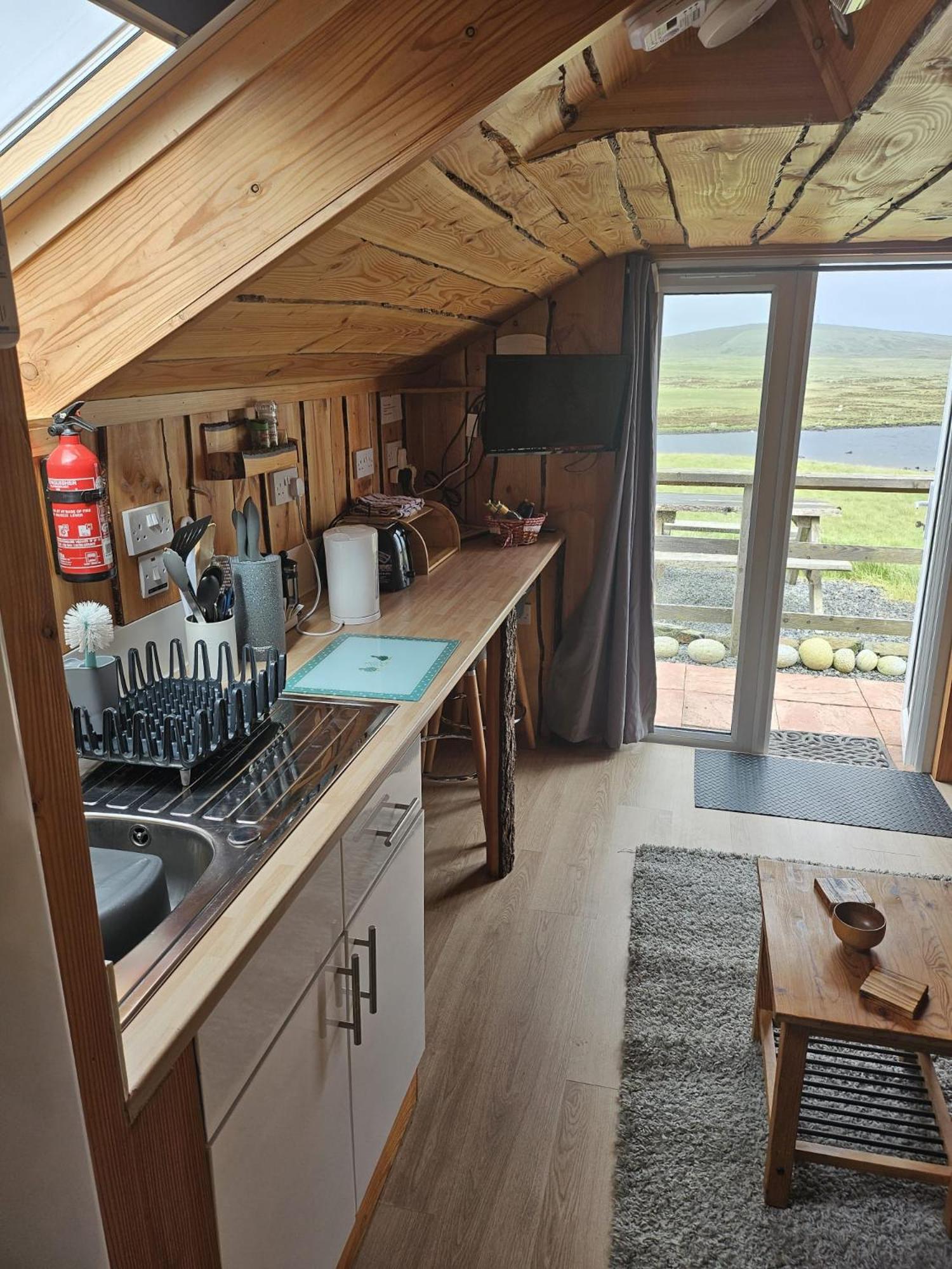 North Uist Lodges Tigharry Rum bild