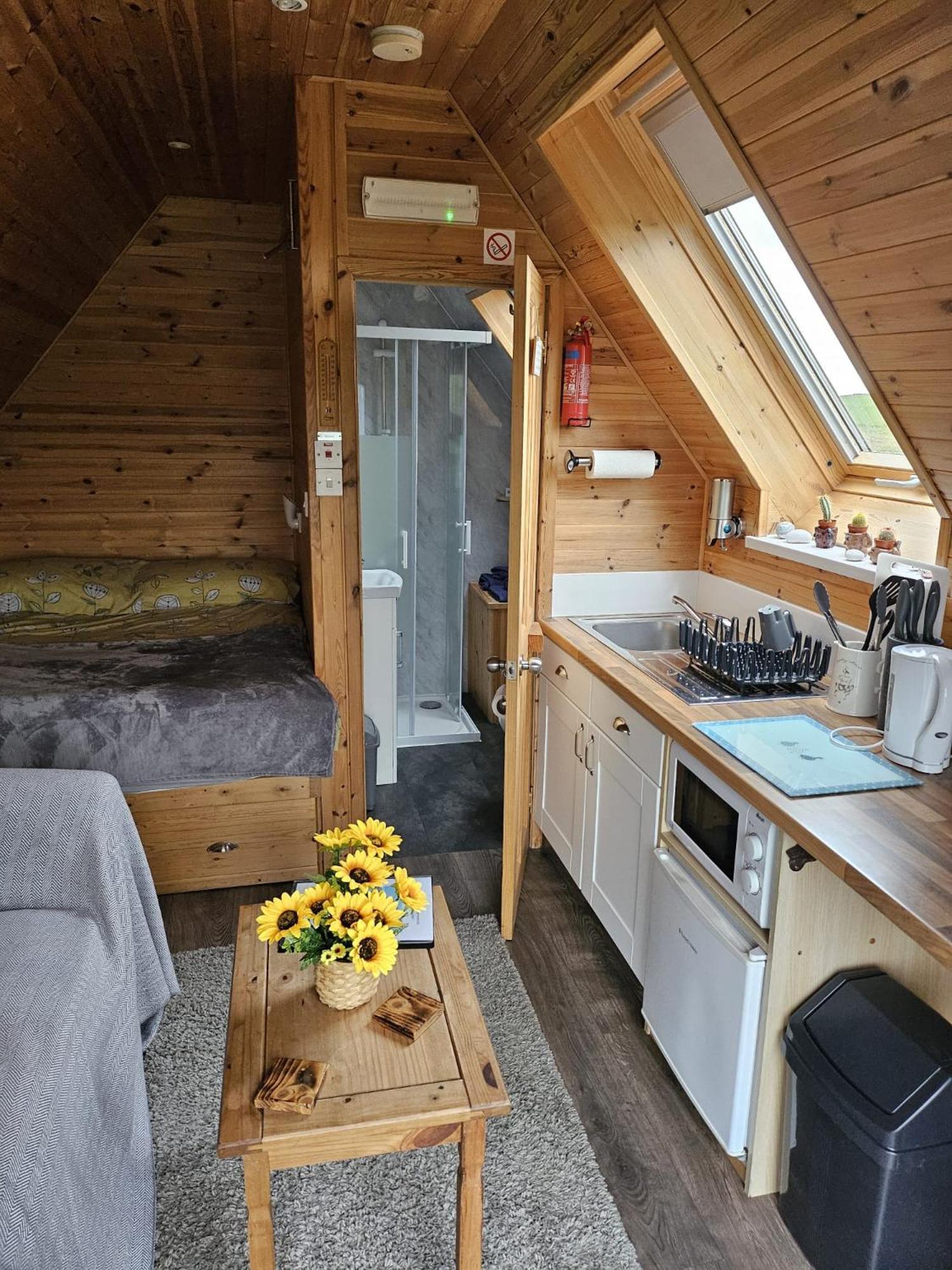 North Uist Lodges Tigharry Rum bild